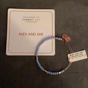 Alex and Ani Periwinkle Siren Bead Bracelet